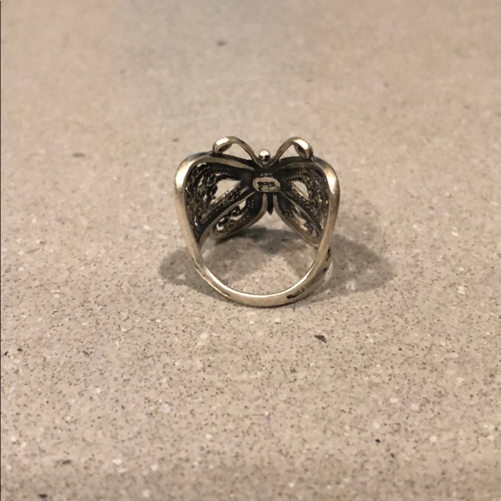 Vintage American Eagle butterfly ring, 6 - Picture 3 of 5